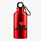 Металлическая бутылка 400 мл UV-DTF