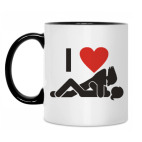 Кружка двухцветная