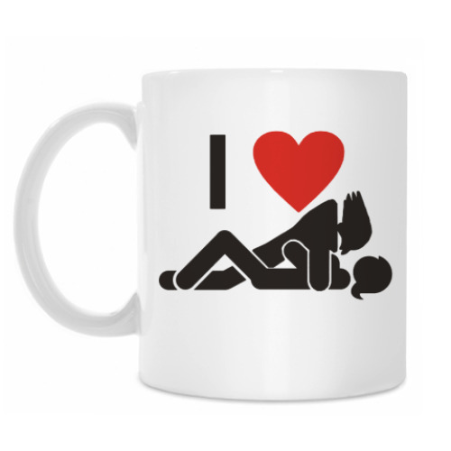 Кружка с принтом I love...