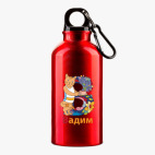 Металлическая бутылка 400 мл UV-DTF