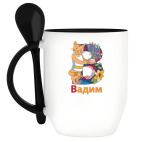 Кружка с ложкой