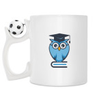 Кружка с футбольным мячиком