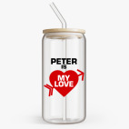 Банка с бамбуковой крышкой