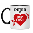 Кружка двухцветная