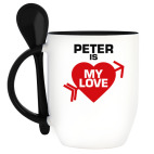 Кружка с ложкой