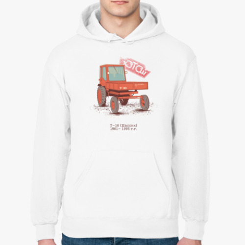 Толстовка худи с принтом Т16 (Шассик)