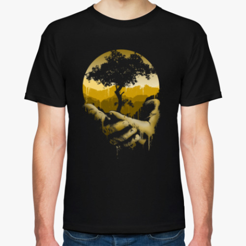 Футболка с принтом Дерево жизни