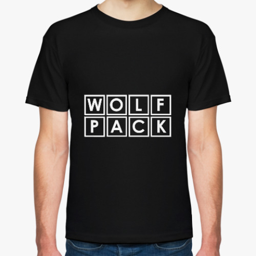 Футболка с принтом WolfPack