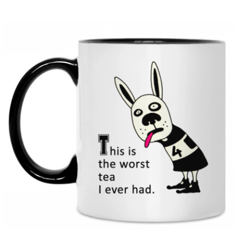 Кружка с принтом Тошнота