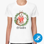 Женская спортивная футболка