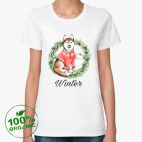 Женская футболка органик