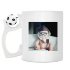 Кружка с футбольным мячиком