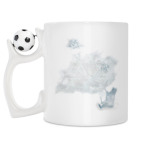 Кружка с футбольным мячиком