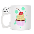 Кружка с футбольным мячиком