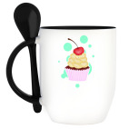 Кружка с ложкой