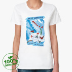 Женская футболка органик