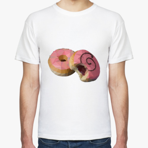 Футболка с принтом Пончики