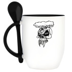 Кружка с ложкой