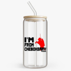 Банка с бамбуковой крышкой