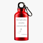 Металлическая бутылка 400 мл UV-DTF