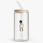 Банка с бамбуковой крышкой