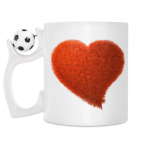 Кружка с футбольным мячиком