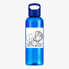 Прозрачная спортивная бутылка