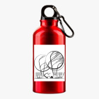 Металлическая бутылка 400 мл UV-DTF