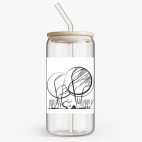 Банка с бамбуковой крышкой