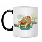 Кружка двухцветная