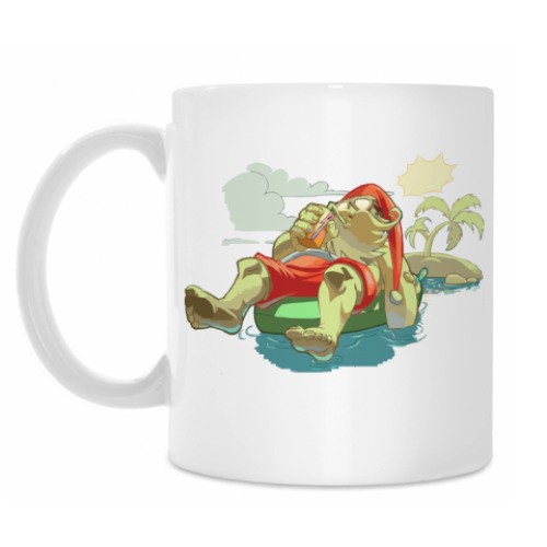 Кружка с принтом Santa