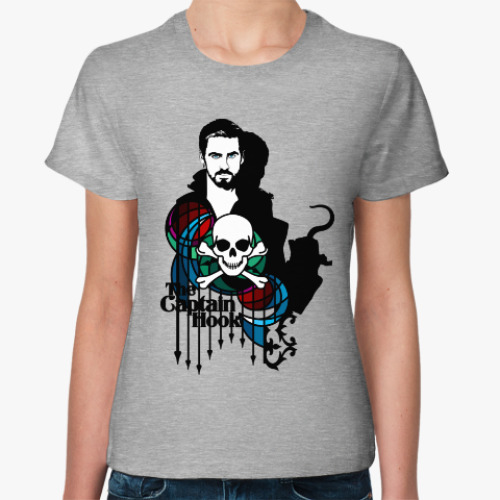 Женская футболка с принтом The Captain Hook