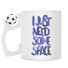 Кружка с футбольным мячиком