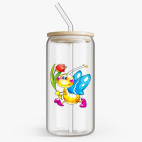 Банка с бамбуковой крышкой