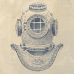 Море винтаж акваланг