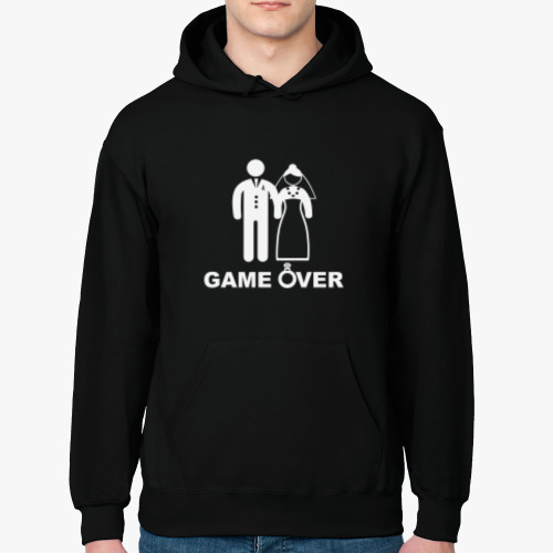 Толстовка худи с принтом Свадьба