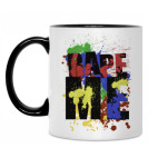 Кружка двухцветная