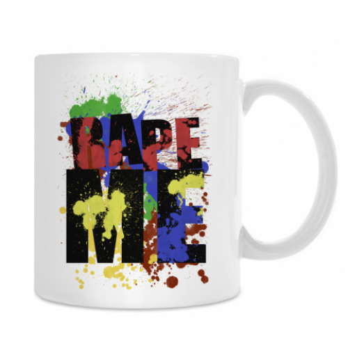 Кружка с принтом Nirvana - Rape me