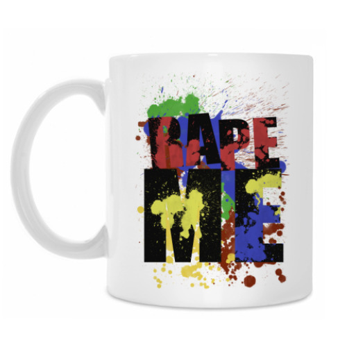 Кружка с принтом Nirvana - Rape me