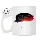 Кружка с футбольным мячиком