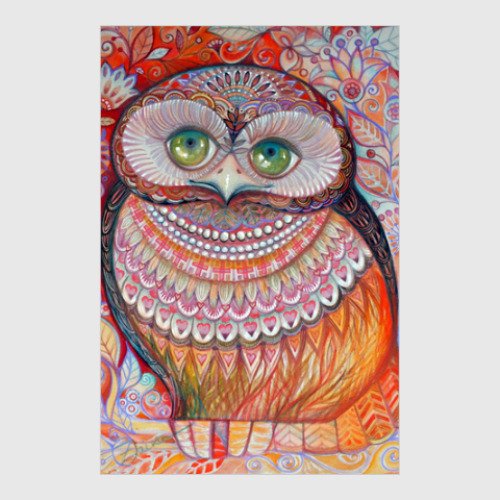 Постер с принтом Медовая сова