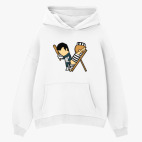 Толстовка худи оверсайз