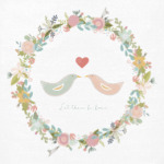 цветочный рисунок и птички