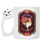 Кружка с футбольным мячиком