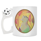 Кружка с футбольным мячиком