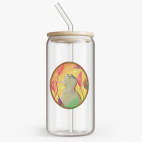 Банка с бамбуковой крышкой