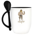 Кружка с ложкой