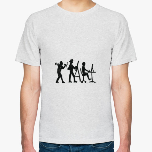Футболка с принтом «Эволюция»