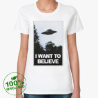 Женская футболка органик