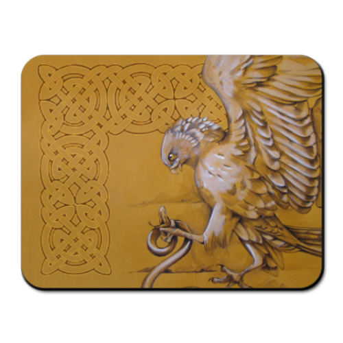 Коврик для мыши с принтом 'ястреб'